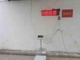 食堂驗(yàn)菜監(jiān)控錄像查驗(yàn) 電子秤+大屏幕各所安裝現(xiàn)場展示